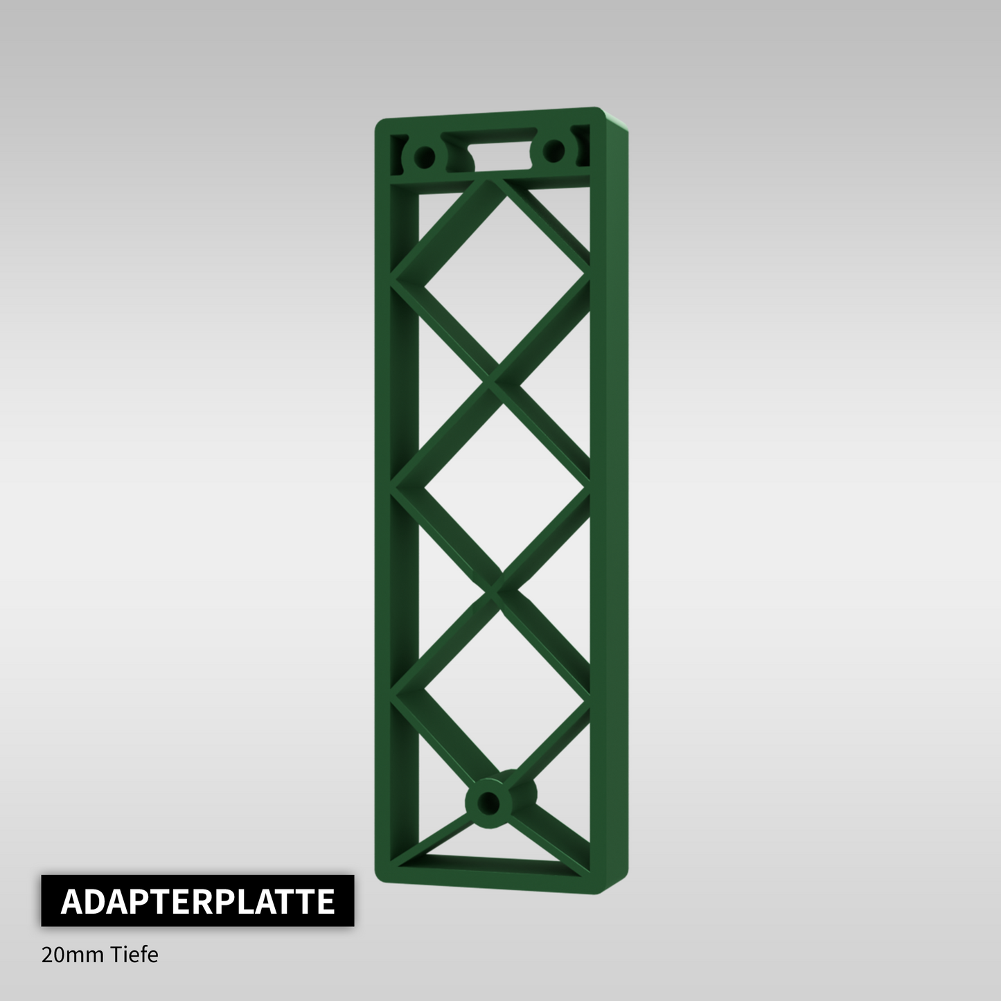 Adapterplatte 20mm Tiefe