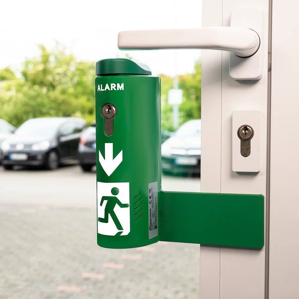 AlertLatch Einhand-Türwächter Basic oval 3er PACK - ohne Schließzylinder - AlertLatch