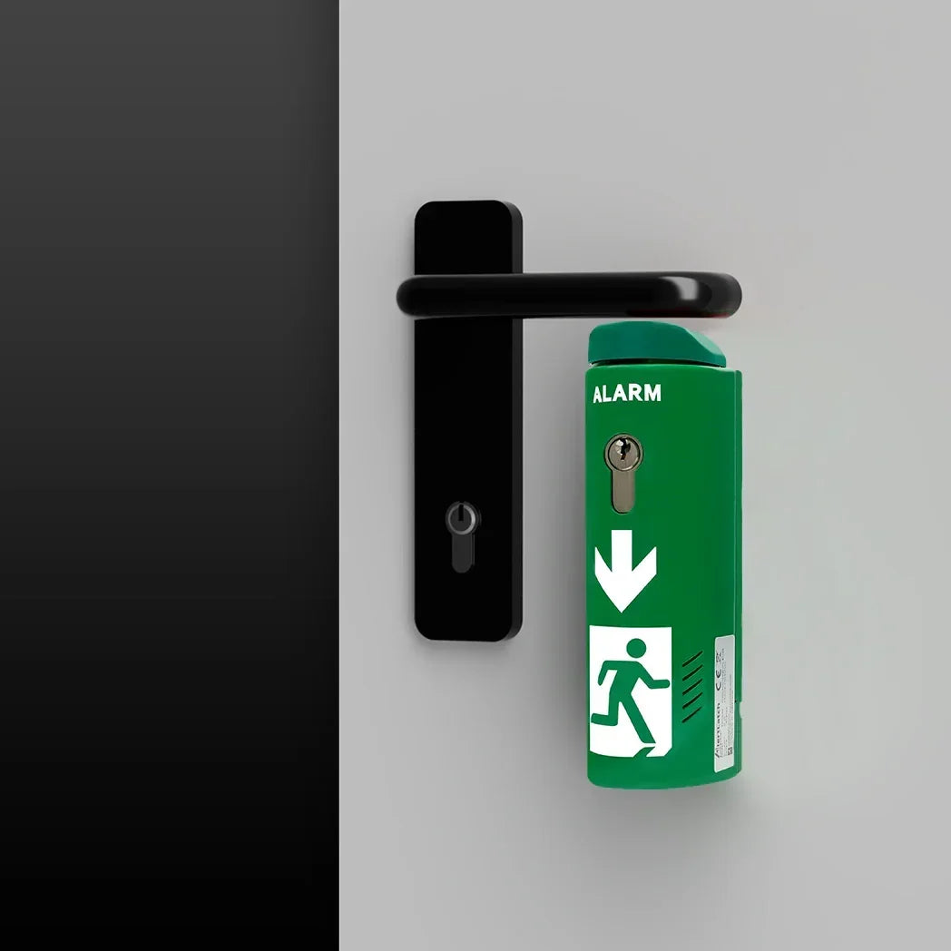 AlertLatch Einhand-Türwächter Basic oval 5er PACK - gleichschließender Zylinder - AlertLatch