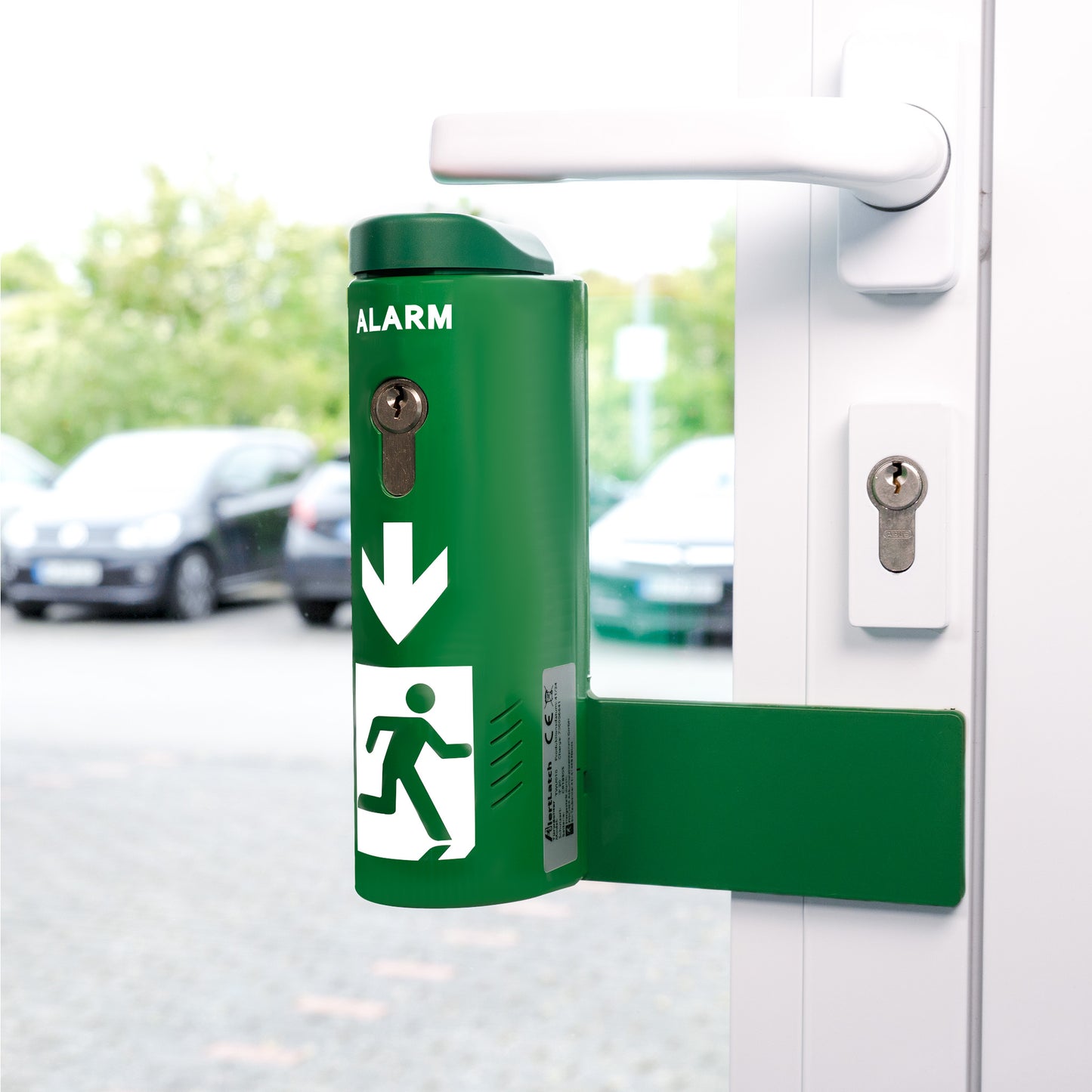 AlertLatch Einhand-Türwächter Basic oval 5er PACK - gleichschließender Zylinder