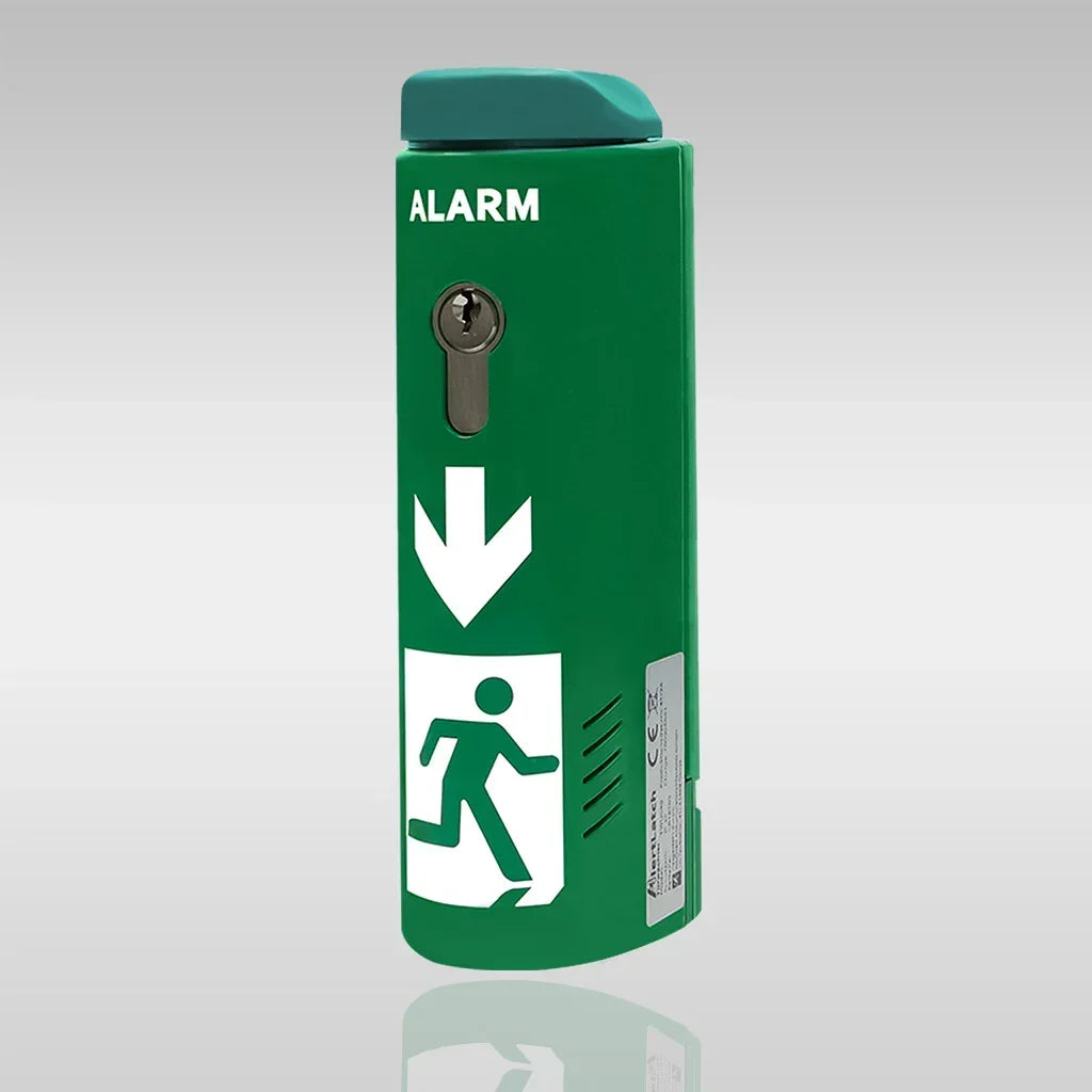 AlertLatch Einhand-Türwächter Basic oval - gleichschließender Zylinder - AlertLatch
