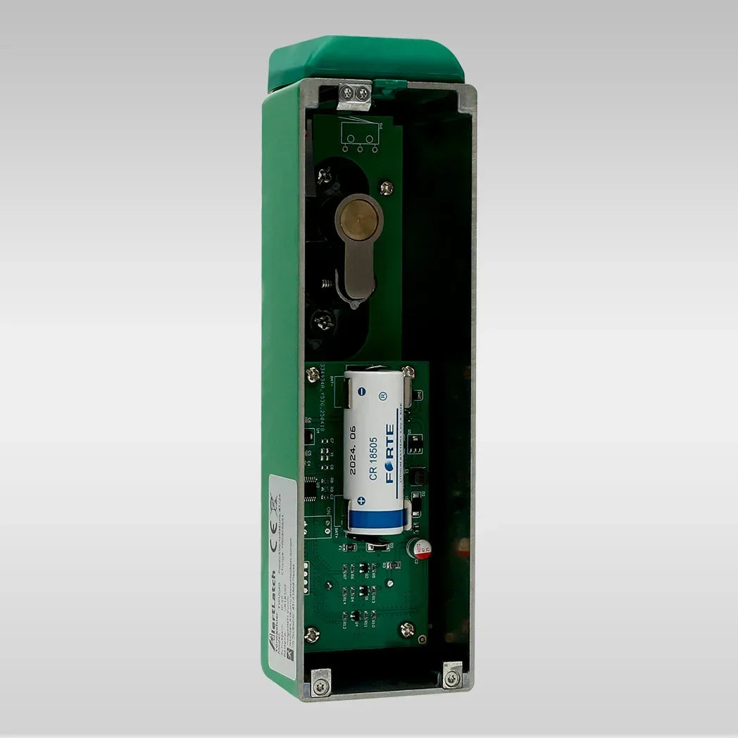 AlertLatch Einhand-Türwächter Basic oval 5er PACK - gleichschließender Zylinder - AlertLatch