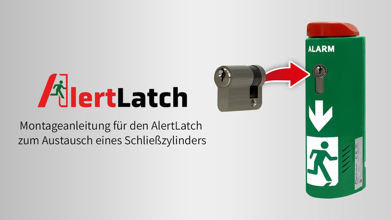Thumbnail für Tausch des Schließzylinders an einem ovalen Türwächter