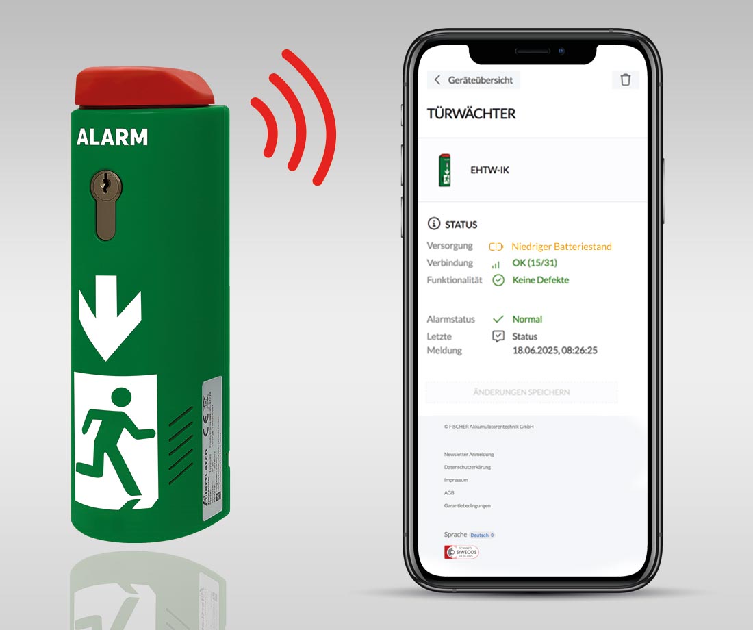 Statusübersicht in der easy-NB Plattform