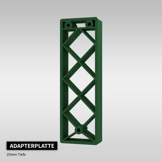 Adapterplatte 25mm Tiefe