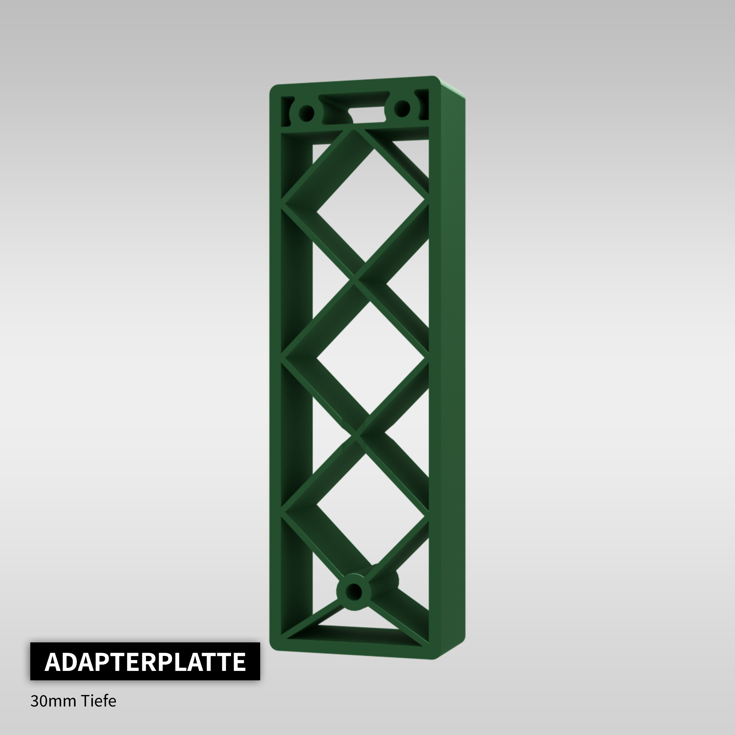 Adapter plate 30mm deep – AlertLatch