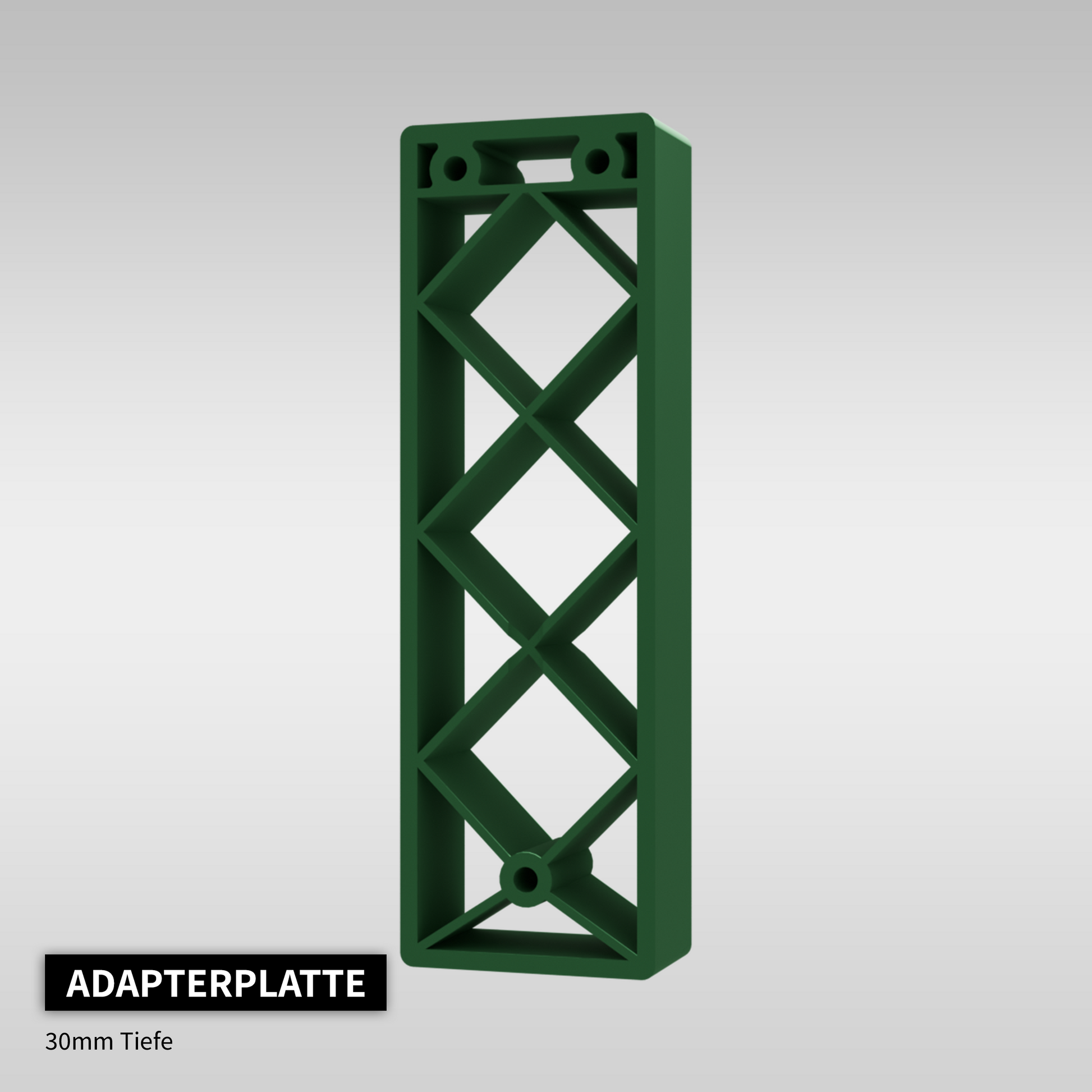 Adapterplatte 30mm Tiefe