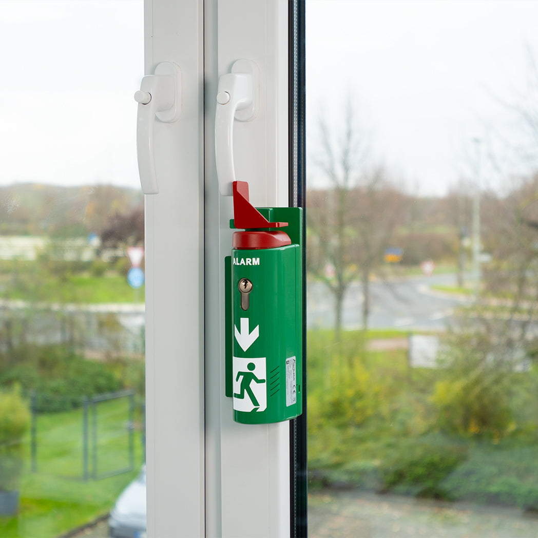 AlertLatch window guard with pre-alarm - without lock cylinder