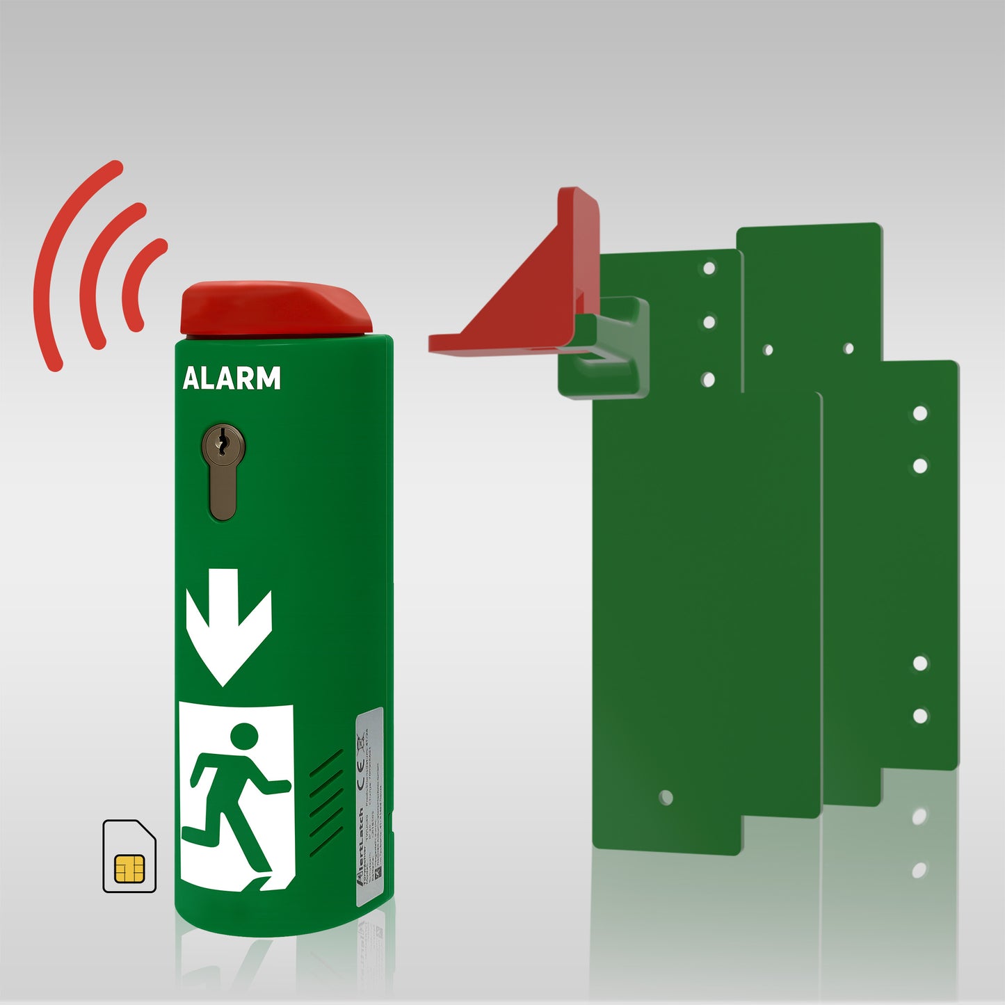 AlertLatch Mobilfunk - Fensterwächter - Einzelschließzylinder