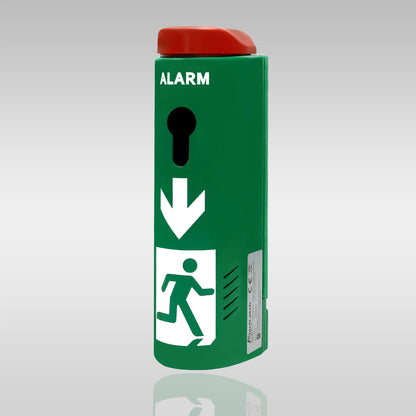 AlertLatch Einhand-Türwächter mit Voralarm oval - ohne Schließzylinder - AlertLatch