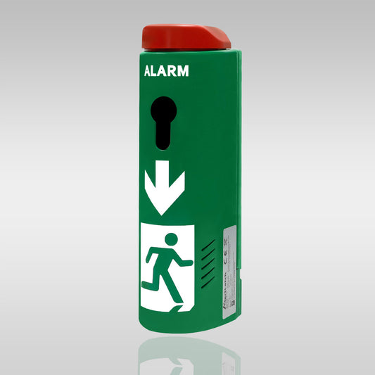 AlertLatch Einhand-Türwächter mit Voralarm oval - ohne Schließzylinder - AlertLatch