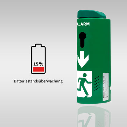 AlertLatch Einhand-Türwächter Basic oval - ohne Schliesszylinder