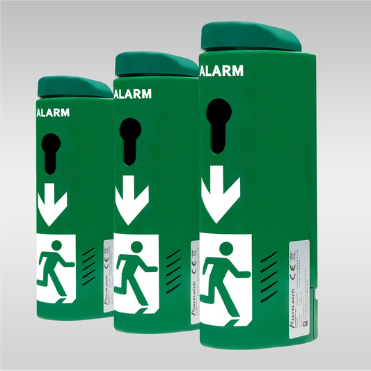 AlertLatch Einhand-Türwächter Basic oval 3er PACK - ohne Schließzylinder