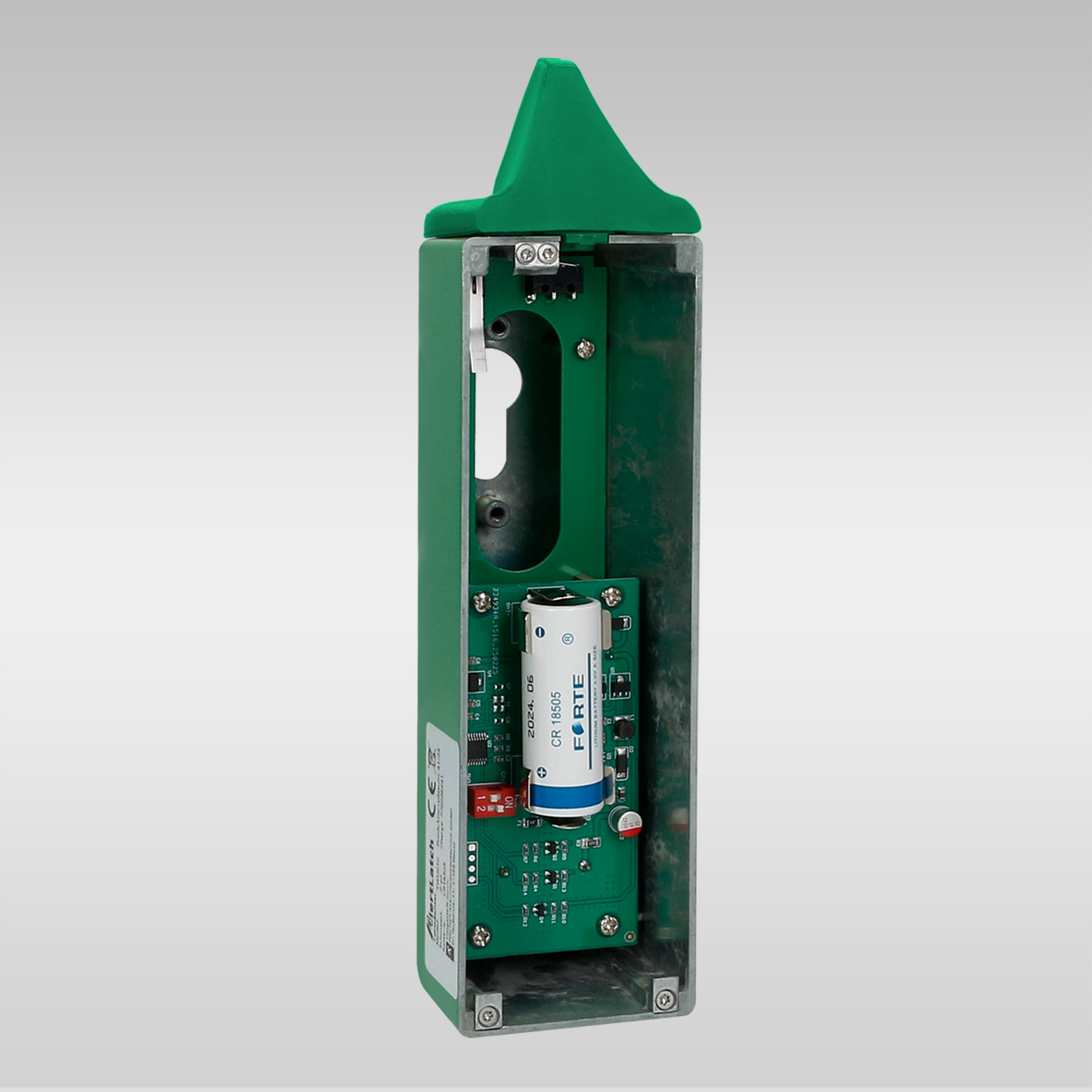 AlertLatch Einhand-Türwächter Basic für Panikstangen – Ohne Schließzylinder