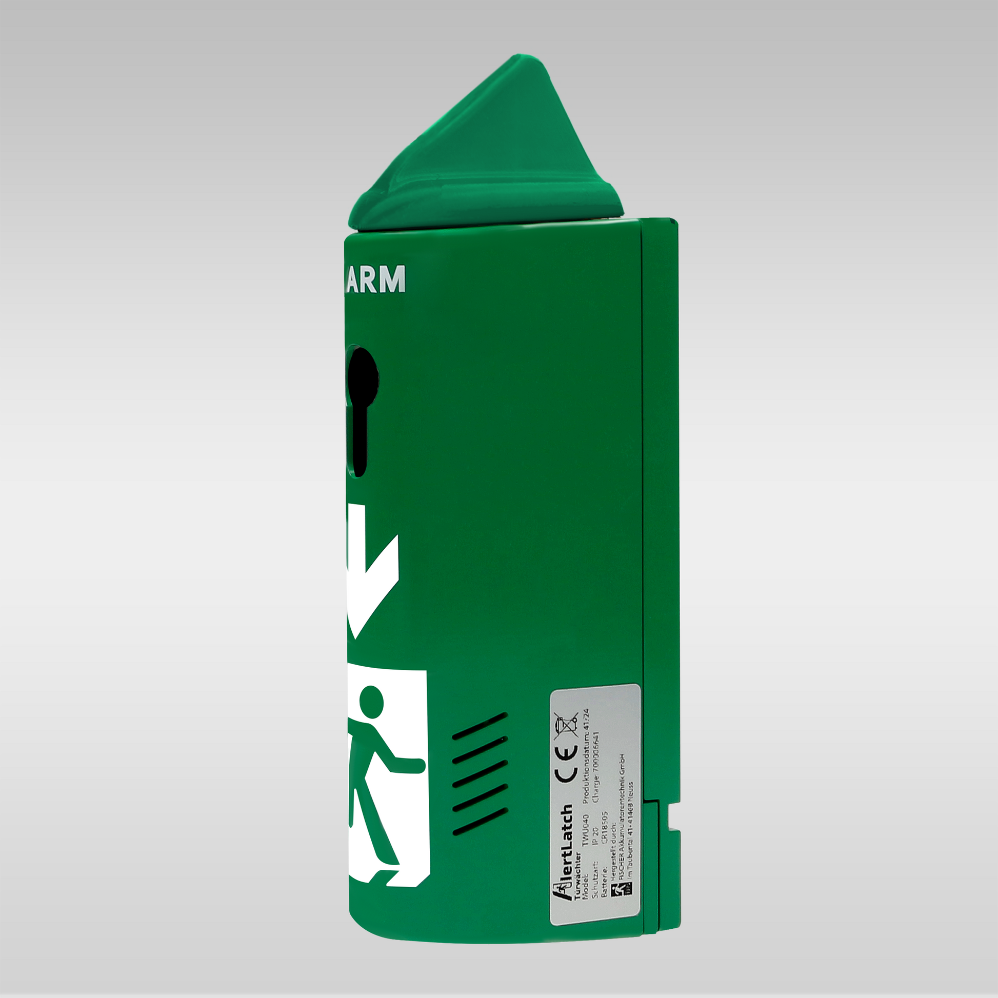 AlertLatch Einhand-Türwächter Basic für Panikstangen – Ohne Schließzylinder